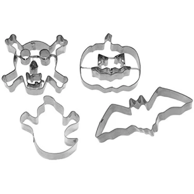 Immagine di Westmark Set 4 stampi per Biscotti Halloween, Acciaio Inossidabile, Argento, 22.5 x 13 2.6 cm, unità