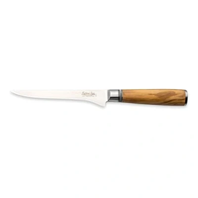 Immagine di Katana Saya Coltello per disosso, 15 cm, 67 strati VG 10 Damasco, manico in legno di ulivo