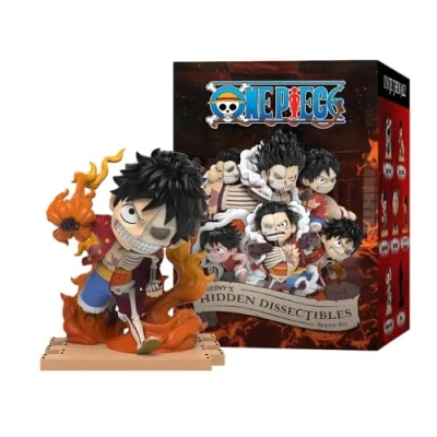 Immagine di Mighty Jaxx, Freeny&#039;s Hidden Dissectibles: One Piece Series 6 (Luffy Gears Edition), Blind box con una action figure di da collezione casuale
