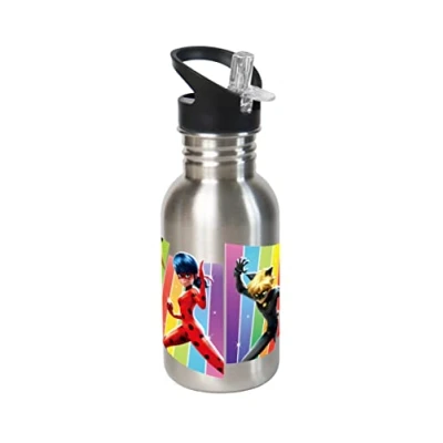 Immagine di infinite by GEDA LABELS (INFKH) Borraccia Miraculous colorata in acciaio inox 500 ml