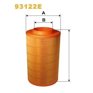 Immagine di WIX FILTERS 93122E filtro aria 442 245 Cartuccia