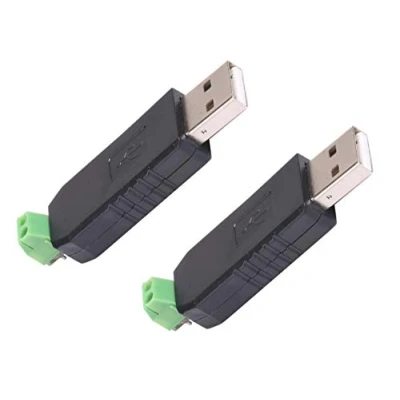 Immagine di TECNOIOT 2pcs USB to RS485 485 Converter Adapter Support Win7 XP Vista Linux Mac OS