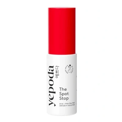 Immagine di Yepoda THE SPOT STOP Soluzione AHA + PHA contro le impurità con olio di tea tree, acido glicolico e gluconolattone (20 ml)