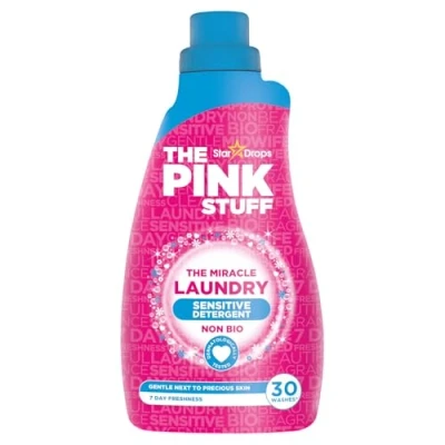 Immagine di Stardrops The Pink Stuff Sensitive Liquido per bucato non biologico, 960 ml