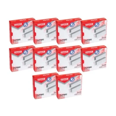 Immagine di Office PRODUCTS 18072389 19 Graffette per graffette, 23/23, argentate, 10.000 pezzi (10 x 1000 pezzi)