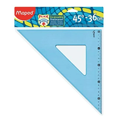 Immagine di MAPED SQUADRA CM 36 45 INFRANGIBILE