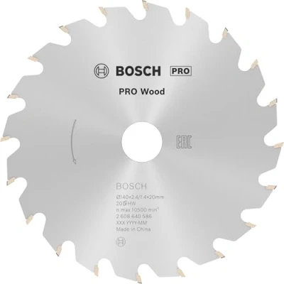 Immagine di Bosch Accessories Optiline 2608640586 Lama circolare in metallo duro 140 x 20 2.4 mm Numero di denti: 1 pz.