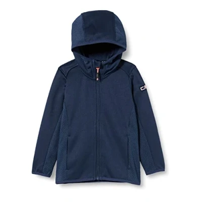 Immagine di CMP Giacca in pile Grid Tech da bambini con cappuccio fisso, Blue, 176