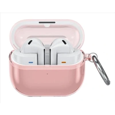 Immagine di GIOPUEY Clear Cover Compatibile con Samsung Galaxy Buds 3/3 Pro, Custodia TPU, Ultrasottile Case Cover, Antiurto, Resistente ai Graffi Transparent Pink
