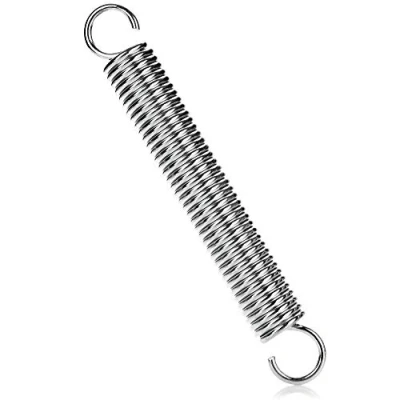 Immagine di com four® Molla a trazione con Doppio Gancio per Tende, Tende da Sole, Trampolino Fissaggio in Acciaio (1 Pezzo di Tensione)
