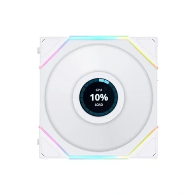Immagine di Lian Li UNI FAN TL LCD Reverse Blade Series Lüfter 120mm, weiß