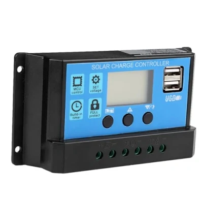 Immagine di Regolatore di carica solare, 60A/50A/40A/30A/20A/10A 12V 24V automatico PWM(60A)