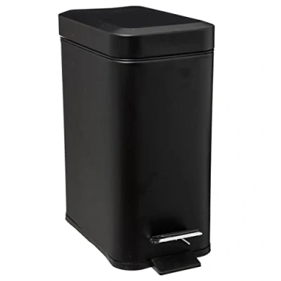 Immagine di 5five bidone rettangolare soft close in acciaio inox 5l nero