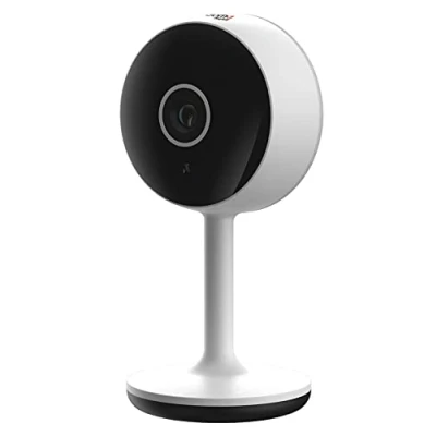Immagine di Beghelli Telecamera Wifi Interno Full HD, Videocamera di Sorveglianza Dom e, Sensore Movimento, Visione Notturna 10m, Controllo Smartphone, Audio Bidirezionale, Rotazione Orientabile, 1 Unità
