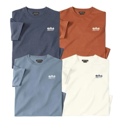 Immagine di ATLAS FOR MEN Confezione di 4 Magliette in Cotone Forest Expedition XL