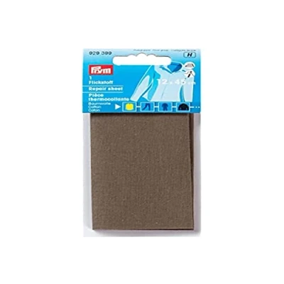Immagine di Prym Foglio di Riparazione CO 12x45 cm Kaki, Cotone, Verde, 45 x 12 cm, Khaki, 1 Stück, 5 unità