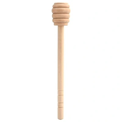 Immagine di Haofy Spargimiele Legno Piccoli, 50 Pezzi/Set di Bastoncini per, Dipper Cucchiai per Cucina (15cm)