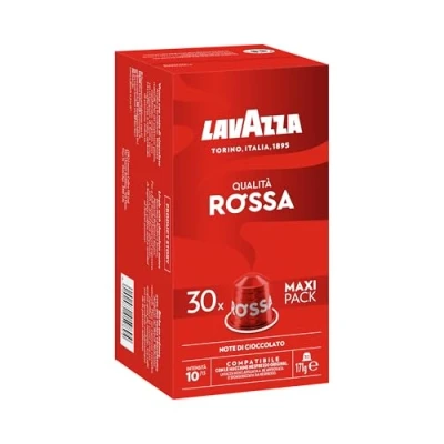 Immagine di Lavazza, Qualità Rossa, 240 Capsule di Caffè in Alluminio Compatibili con Macchine Nespresso* Original, Note Cioccolato e Frutta Secca, Arabica Robusta, Intensità 10/13, Tostatura Media