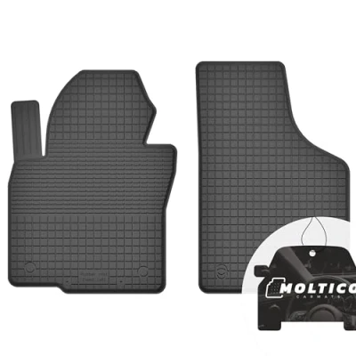Immagine di Anteriori Tappetini Auto in Gomma con un Bordo Set 2 Pezzi per Impermeabile di Tappeti Adatti Audi TT II 8J 2006 2012