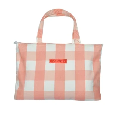 Immagine di Flamingueo Borsa con Telo Mare Donna, Cotone, Tote Bag, Cuscino Incluso, Grande, Asciugamano Mare, Spiaggia
