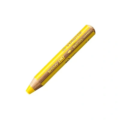 Immagine di Matita Colorata Multi Funzione STABILO woody 3 in 1 Giallo