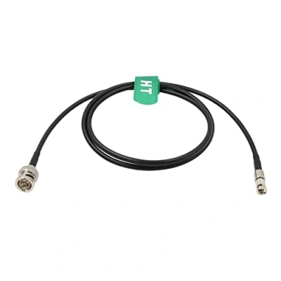 Immagine di HangTon Cavo video 4K 6G SDI 75Ohm HD Micro BNC a per DJI Lightbridge 2, Blackmagic Monitor (2m)