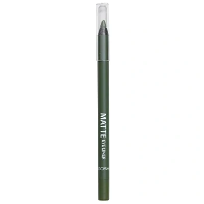 Immagine di GOSH Eyeliner opaco in nero intenso, texture cremosa morbida per una facile applicazione, elevata opacità, ideale Smokey Eyes I perfetto maskara vegano e senza profumo, 018 verde oliva