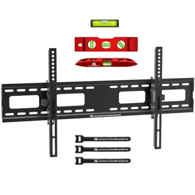 Immagine di Supporto TV Maclean, VESA max 800x400, 43 100&quot;, 120 kg, regolazione dell&#039;inclinazione +15 15, per molti LCD, LED, OLED MC 422