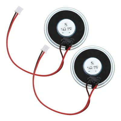 Immagine di YINETTECH 2 Pezzi Altoparlante Magnetico Di Forma Rotonda Da W 8 Ohm Con Connessione JST PH2.0 Micro Interno 40 Mm Diametro Cavo