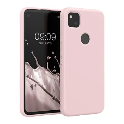 Immagine di kwmobile Custodia Compatibile con Google Pixel 4a Cover Back Case per Smartphone in Silicone TPU Protezione Gommata coconut swirl
