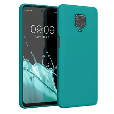 Immagine di kwmobile Custodia Compatibile con Xiaomi Redmi Note 9S / 9 Pro Max Cover Back Case per Smartphone in Silicone TPU Protezione Gommata petrolio matt