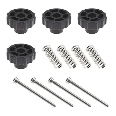 Immagine di 4 Set Torsione Mano Livellamento Dado &amp; Hot Bed Spring M3x47.5mm Vite Kit di Regolazione per la maggior parte della stampante 3D Letto caldo/piattaforma