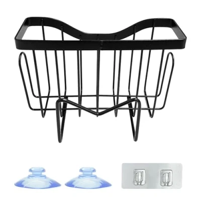 Immagine di MAXQUU 1 supporto in spugna per lavello e due ventose, non necessita di fori la cucina, conservazione cucina bagno