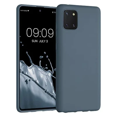 Immagine di kwmobile Custodia Compatibile con Samsung Galaxy Note 10 Lite Cover Back Case per Smartphone in Silicone TPU Protezione Gommata ardesia scuro