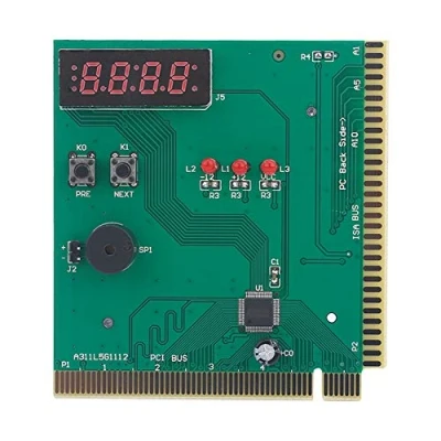 Immagine di Scheda di diagnostica della madre del PC a 4 cifre Analizzatore computer POST Tester per PCI &amp; ISA Analizer diagnostic
