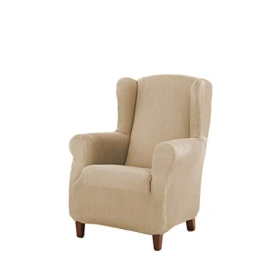 Immagine di Estoralis BERTA Copripoltrona con Orecchie Elasticizzate, Colore Crema