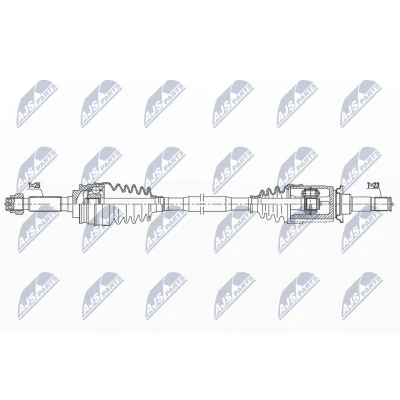 Immagine di NTY NPW CH 092 Albero motore / Semiasse Assale posteriore Sx 740 JEEP: Compass