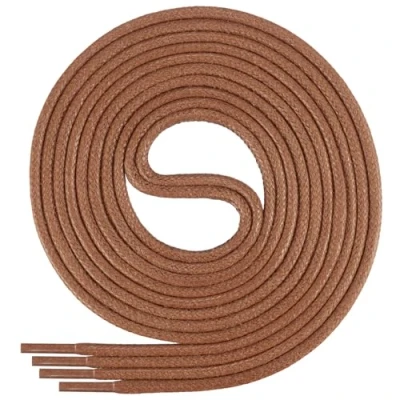 Immagine di Di Ficchiano Lacci rotondi cerati, lacci, diametro 2 4 mm, per scarpe da lavoro, e in pelle, colore: Ginger lunghezza: 75 cm