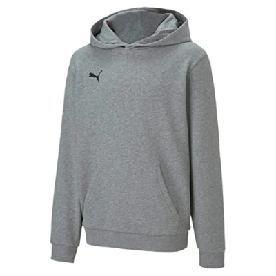 Immagine di Puma Teamgoal 23 Casuals Hoody JR Unisex Felpa per bambini, Taglia: 128, Grau