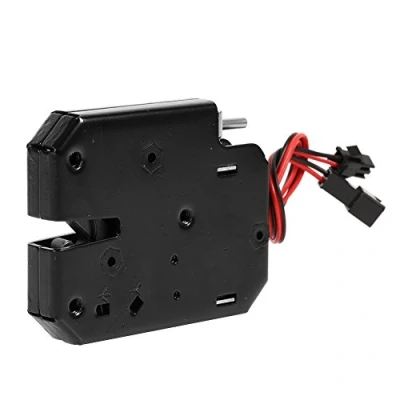 Immagine di DC 12V 2A Serratura Magnetica Elettrica Cassetto Cabinet Serrature Elettromagnete Acciaio Carbonio Gate Latch per Controllo Accessi Porta (Con Interruttore di