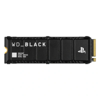 Immagine di WD_Black SN850P 8TB PS5 SSD, Ufficialmente Concessa In Licenza per Playstation 5 PS5, fino a 7200 MB/s, M.2 2280 PCIe NVMe con dissipatore di calore, Expansion Card Playstation, SSD Gaming, Black