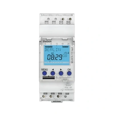 Immagine di Theben 1700130 Temporizzatore digitale Settimanale 2600 W IP20 Funzione Astro