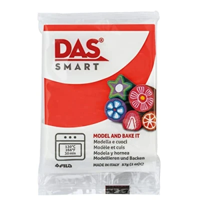 Immagine di Das Smart Pasta Modellabile Termoindurente 57 g Rosso Scarlatto