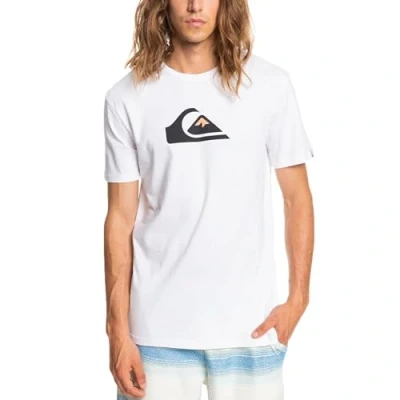 Immagine di Quiksilver Complogo BYJ0 Tshirt con stampa, Uomo, Taglia: Large, White
