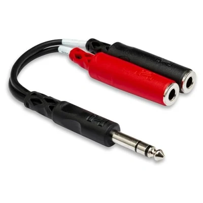 Immagine di Hosa YPP 117, Stereo Breakout, 1/4 in TRS to Dual TSF