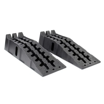 Immagine di XPOtool Set di 2 rampe livellamento per carichi pesanti fino a 5 t Pedane in plastica auto