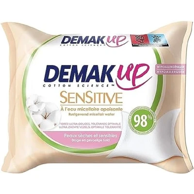 Immagine di Demak&#039;Up Sensitive Salvietta struccante per pelli secche e sensibili (3 confezioni da 23 salviette)