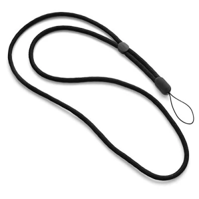 Immagine di trage.band® Cordino da Collo/Lanyard, Robusto e Regolabile, Nero
