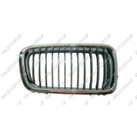 Immagine di BLIC 6502 07 0075996PP Griglia Radiatore anteriore Dx cromo, nero