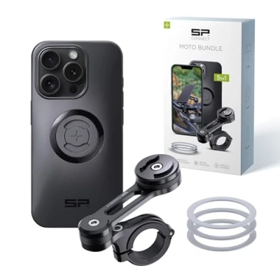 Immagine di SP CONNECT supporto per cellulare moto SPC+ iPhone 15 Pro ciclomotore accessori tutti gli smartphone